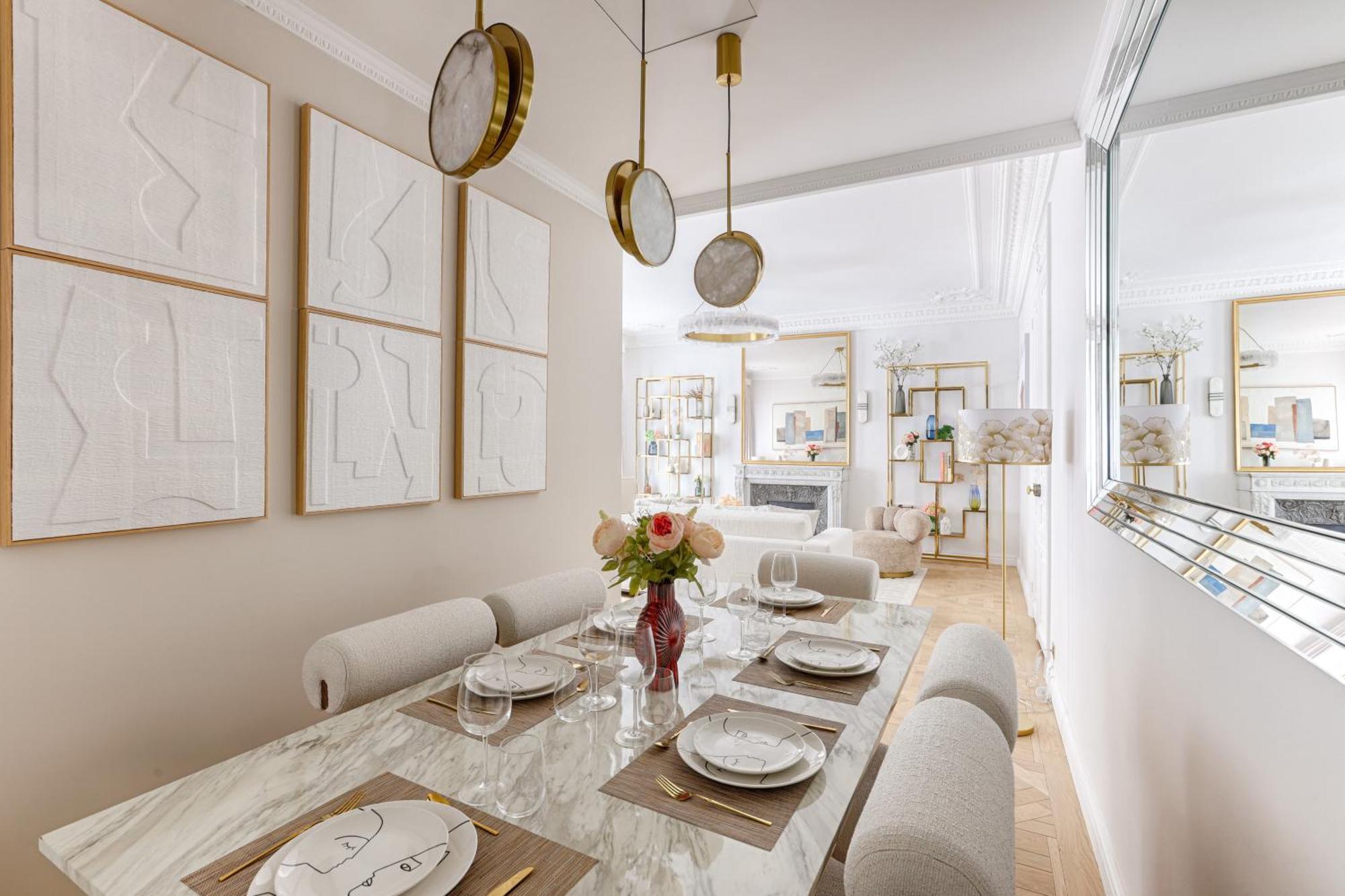 Elegant Luxury Apartment For 6 On Champs-Elysees Paris Exterior photo